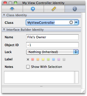 Assigning a class name to File’s Owner of a View XIB file in Interface Builder