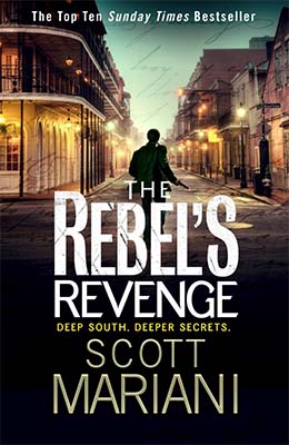 Advertisement image: The Rebel’s Revenge by Scott Mariani