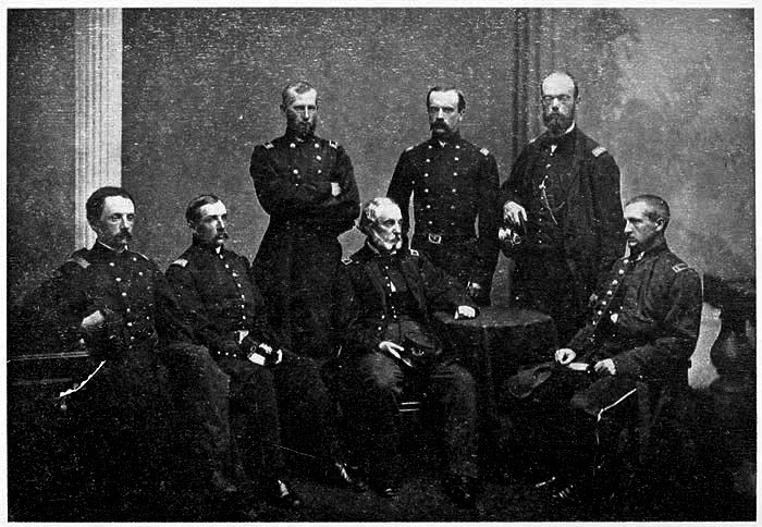 FIELD AND STAFF OF TWENTIETH MASSACHUSETTS VOLUNTEER INFANTRY 1861.