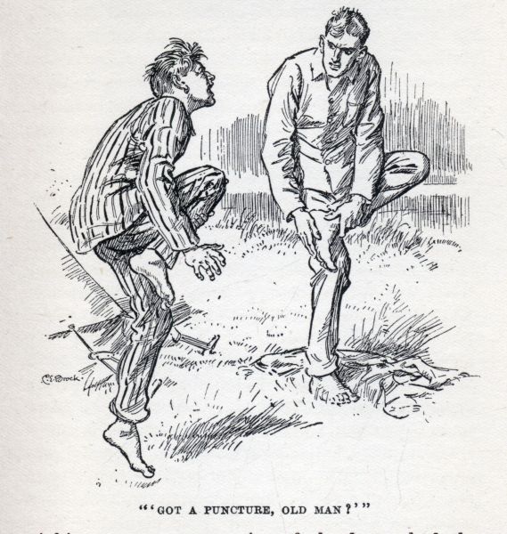 "'GOT A PUNCTURE, OLD MAN?'"