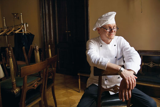 Dietmar Muthenthaler, the head chef of Demel, the legendary pastry shop in Vienna, Austria.