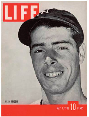 Joe DiMaggio in 1939