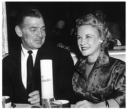 Clark Gable with Kay Spreckels