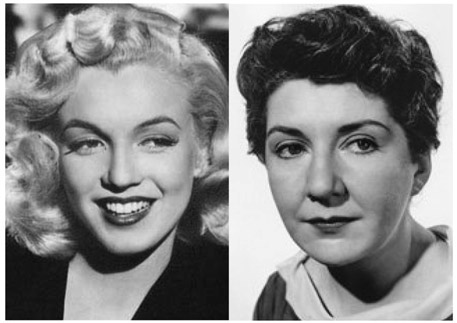 Marilyn Monroe (left) and Maureen Stapleton And dont be stingy, baby.