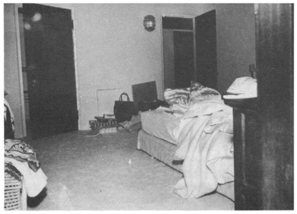 Crime Scene: Marilyns bedroom on Fifth Helena Drive