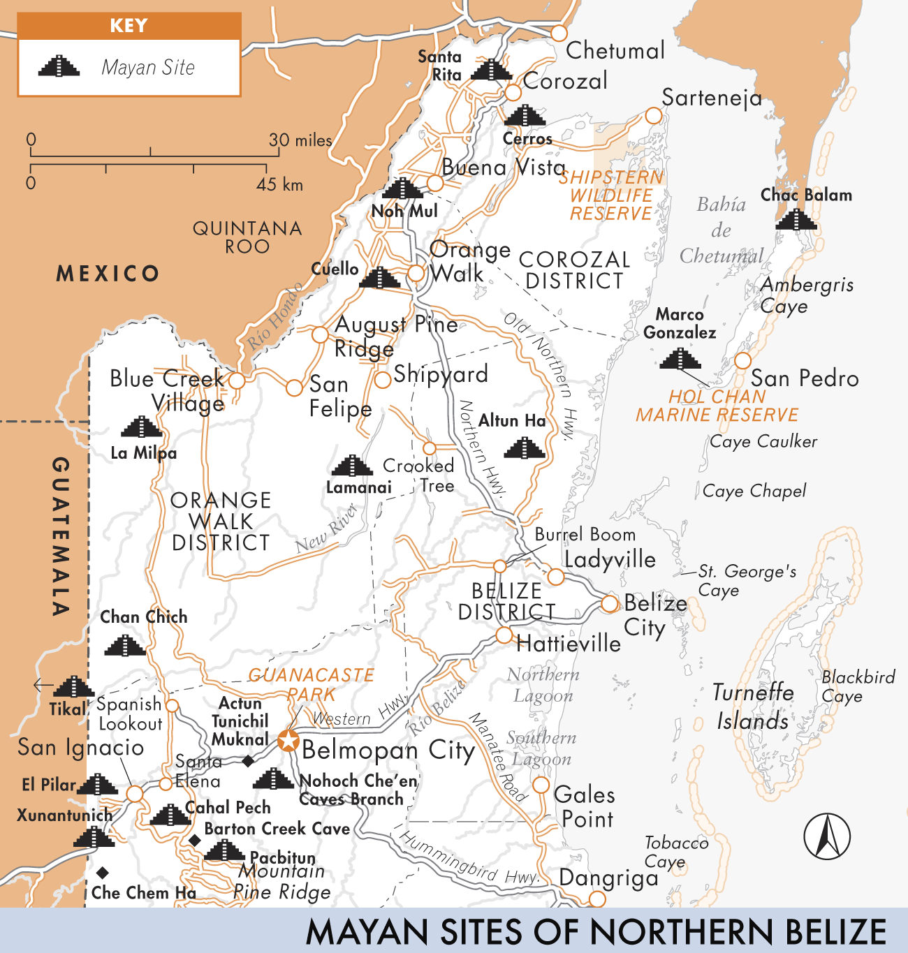 Mayan Sites of Northern Belize