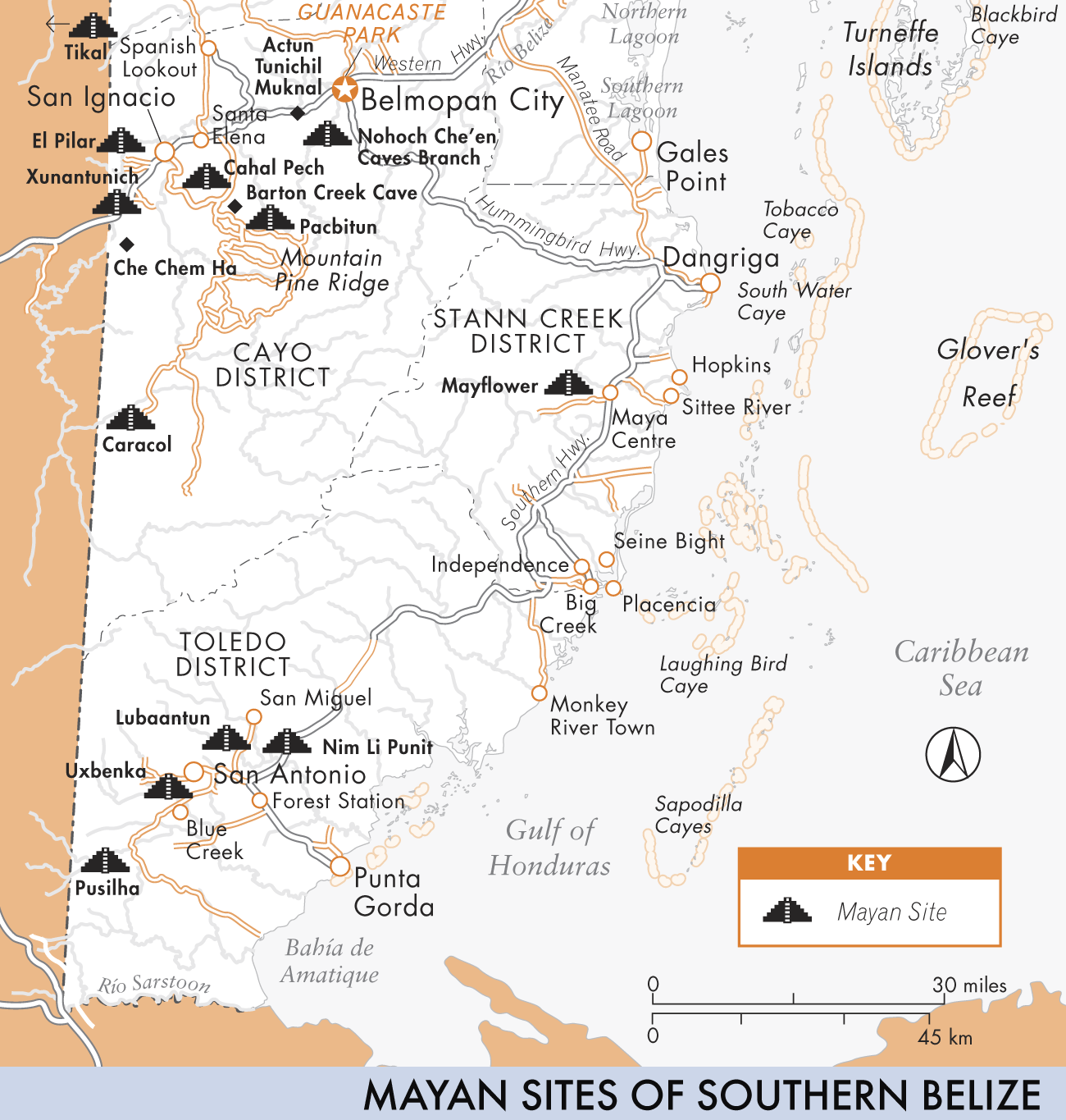 Mayan Sites of Southern Belize