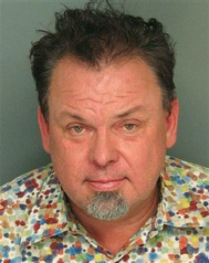 Thomas Kinkade’s mug shot after his DUI.