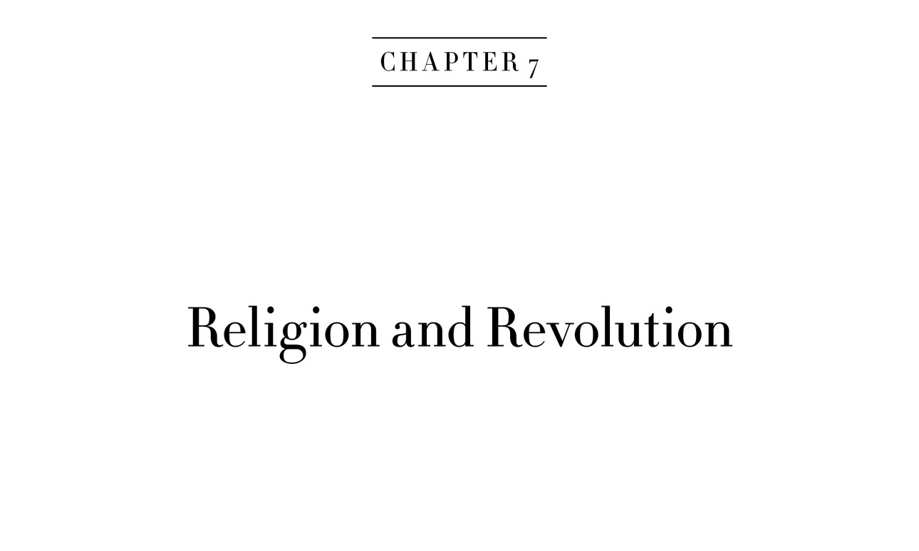 Chapter 7 Religion and Revolution