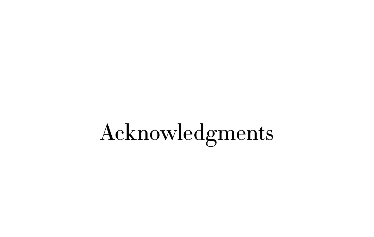 Acknowledgments