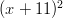 (x+11)^2