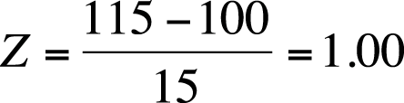 Computing a Z-score