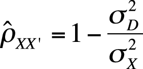 An alternative formula for the coefficient of equivalence