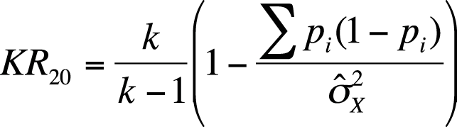 Formula for KR-20