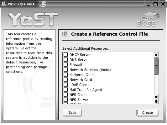 Creating a SUSE Autoinstallation file