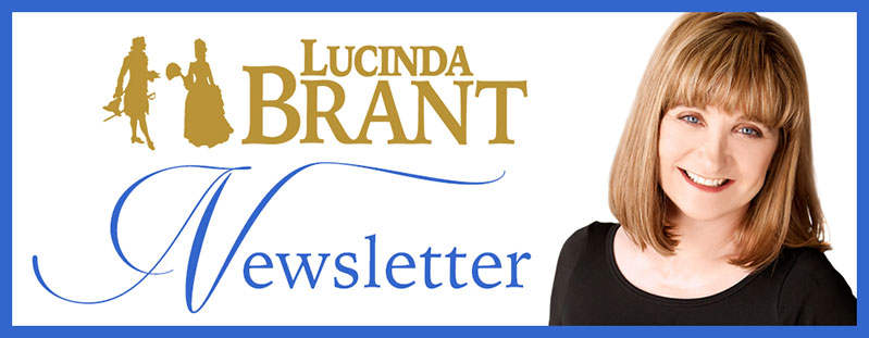 Lucinda Brant newsletter signup button