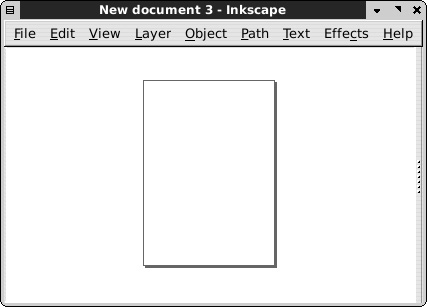 A minimal Inkscape window