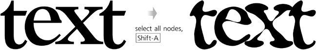 Converting node types in an entire path