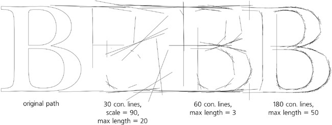 Playing with construction lines (approximating strokes are off)