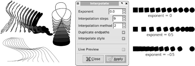 Interpolating paths