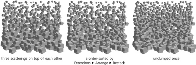 Z-order sorting and unclumping the cubes