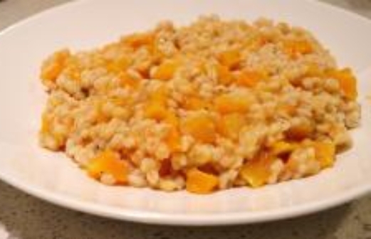 Slow Cooker Butternut Squash Barley Risotto