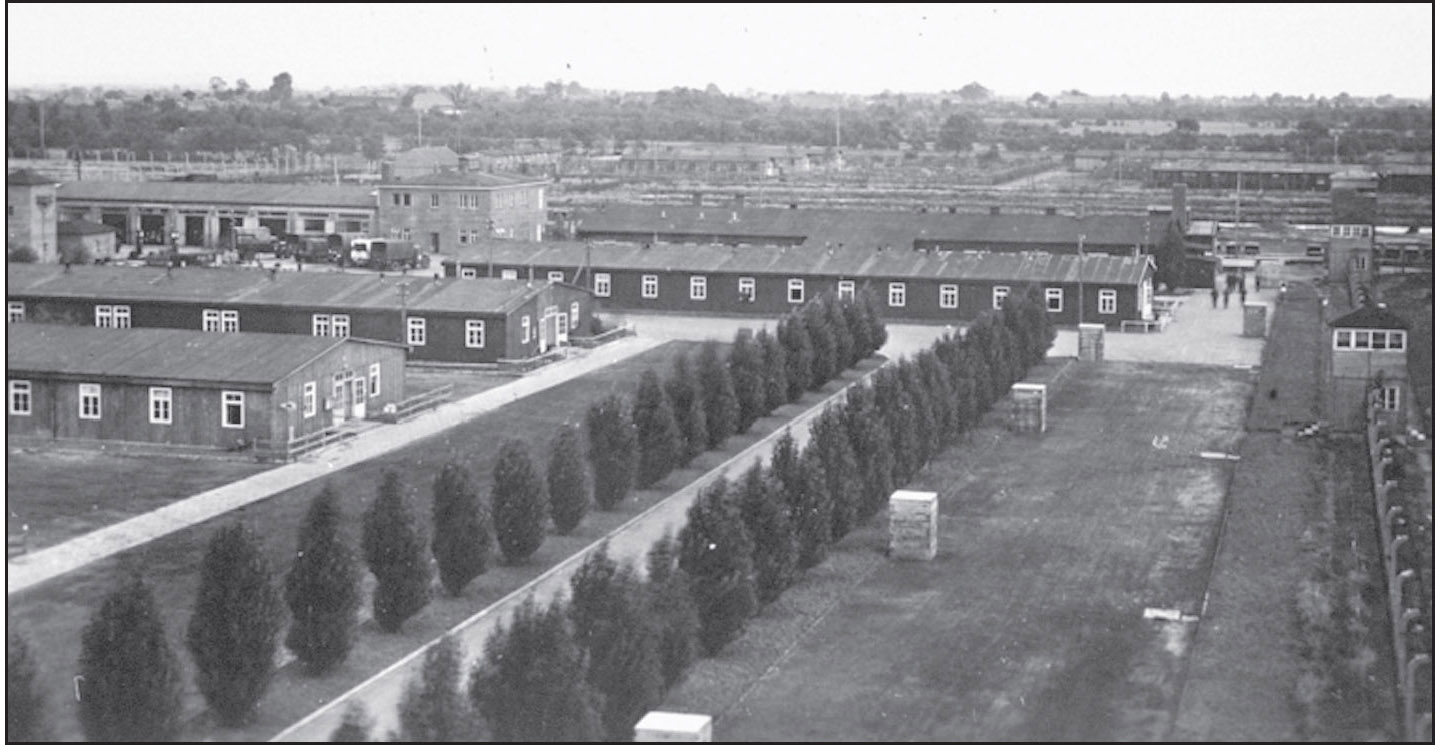 View of a section of the Neuengamme ...