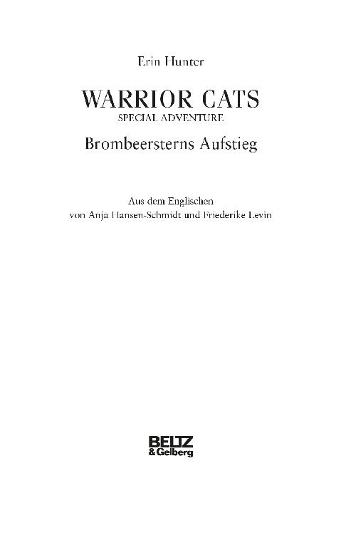 Warrior Cats - Special Adventure. Brombeersterns Aufstieg