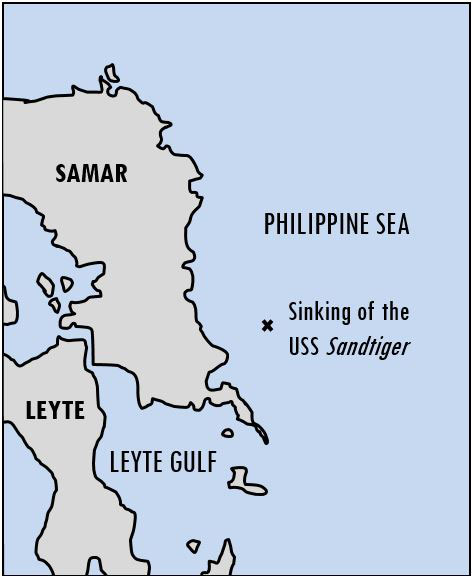 Map of the Philippine Sea.