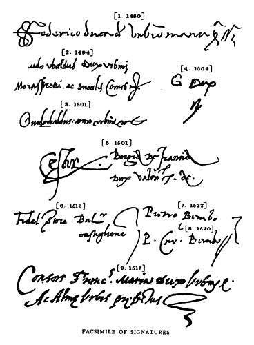 signatures