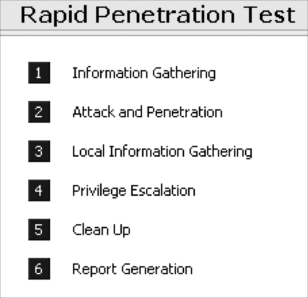 Rapid Penetration Testing window