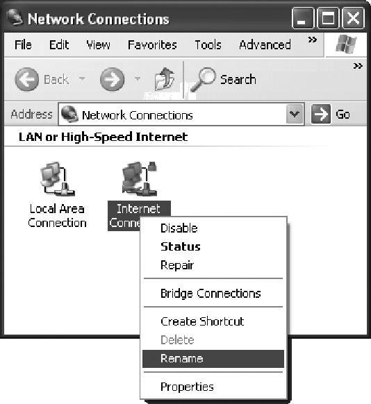 Renaming interfaces in Windows