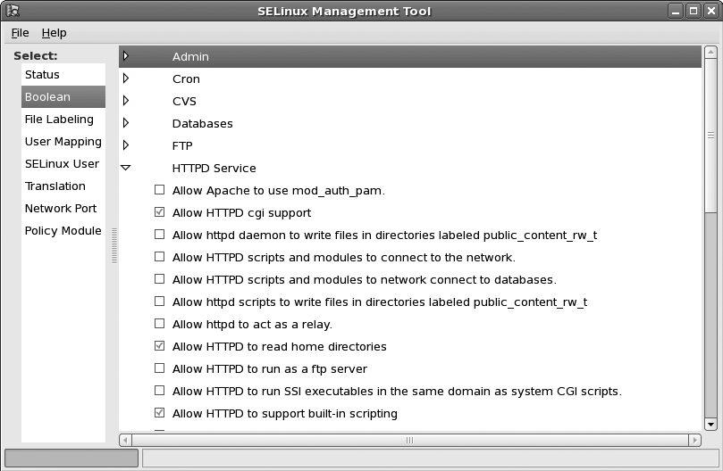 SELinux Management Tool