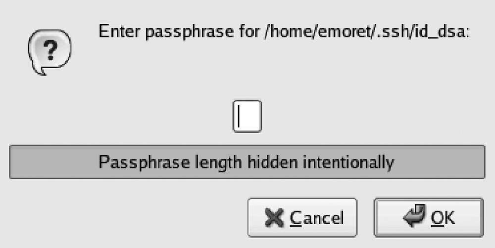 askpass dialog box