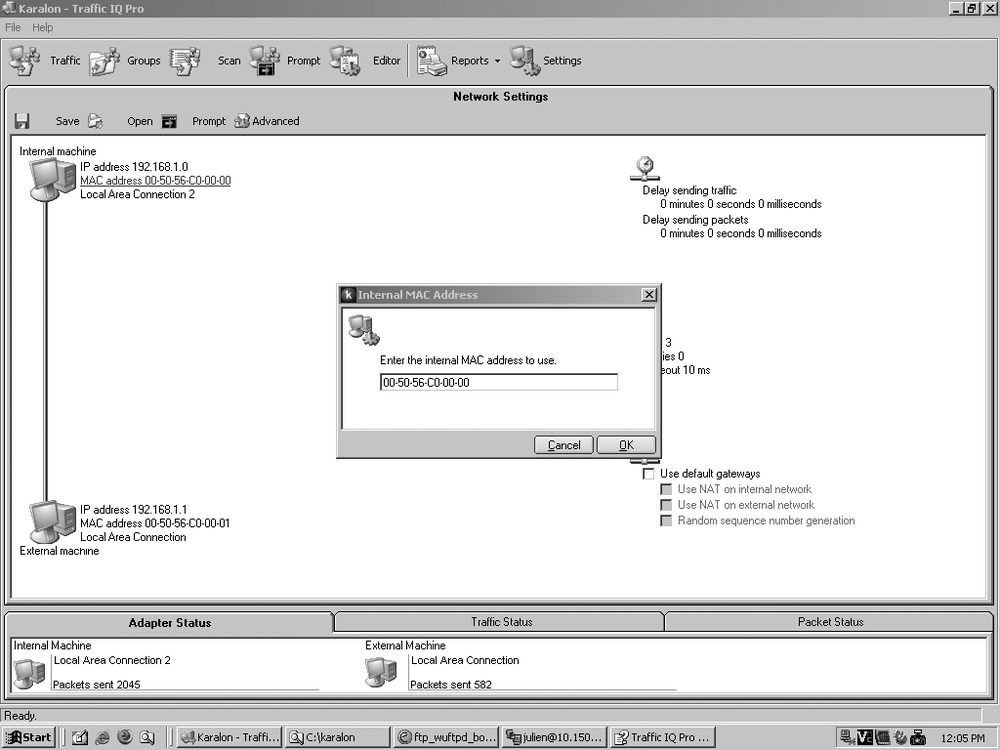 Traffic IQ Pro network settings