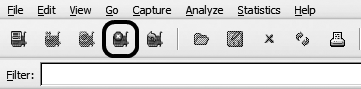 Stop Capture toolbar button