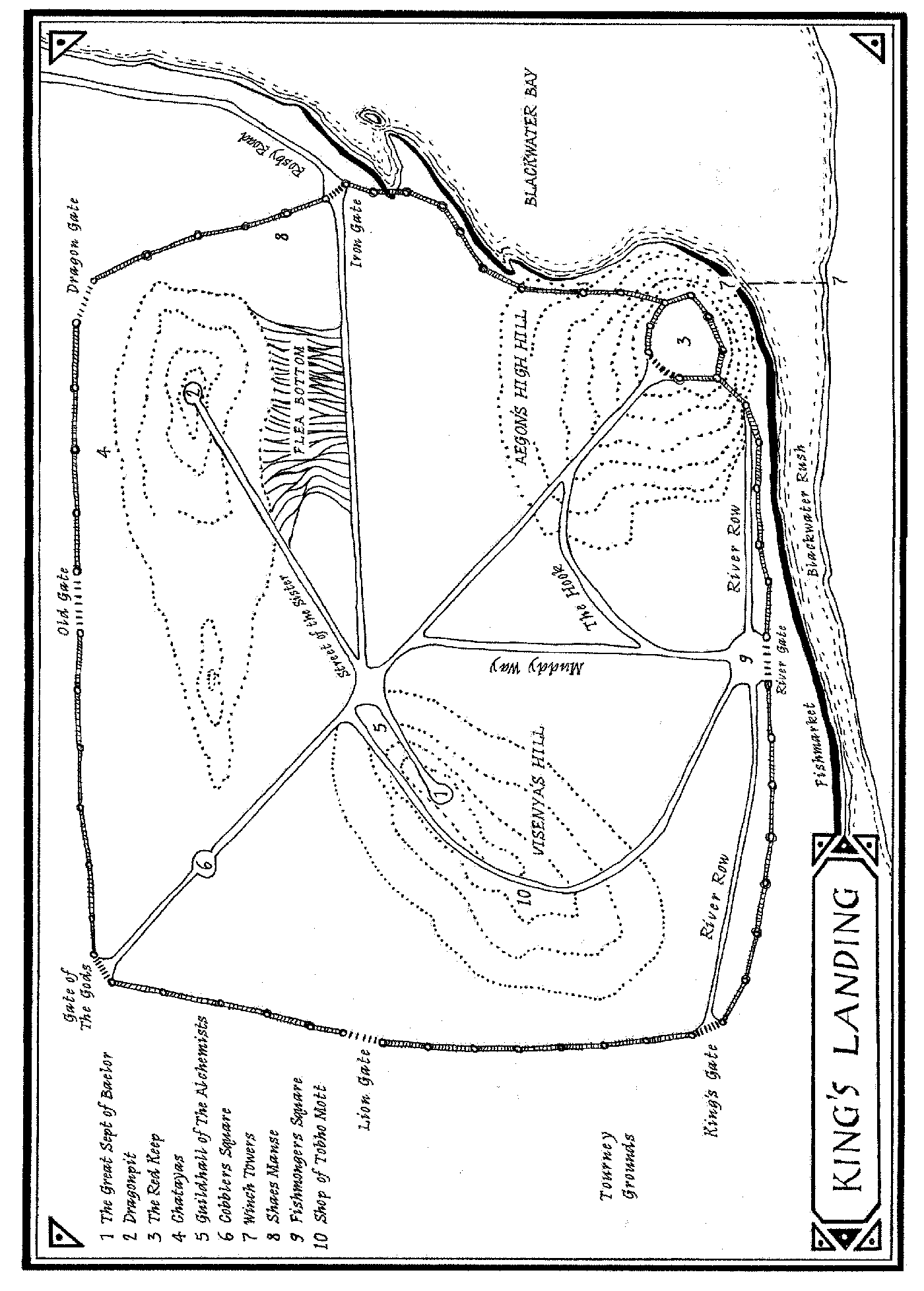 Map of King's Landing