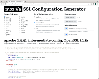 Sichere SSL-Konfiguration per Mausklick  