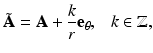 
$$\displaystyle{\tilde{\mathbf{A}} = \mathbf{A} + \frac{k} {r}\mathbf{e}_{\theta },\ \ \ k \in \mathbb{Z},}$$
