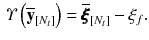 $$\begin{aligned} \varUpsilon \left( \overline{\mathbf {y}}_{[N_t]}\right) = \overline{\pmb {\xi }}_{[N_t]} - \xi _f. \end{aligned}$$