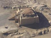 ZIGGURATS: BIBLE ARCHAEOLOGY: Aerial view of the Ziggurat at Ur