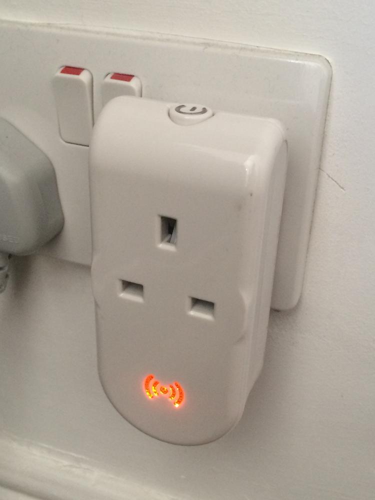 The AlertMe smartplug is an electrical socket that monitors energy usage and allows remote on/off control. It also has a ZigBee chip for extending the range of the home network via mesh networking. Devices like this are at risk of being unplugged and moved by others in the home who don’t realize they are integral to the network. Other devices may then lose connectivity.