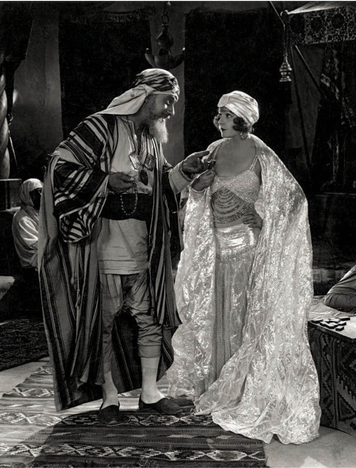 Norma Talmadge and Hector Sarno in The Song of Love (1923).