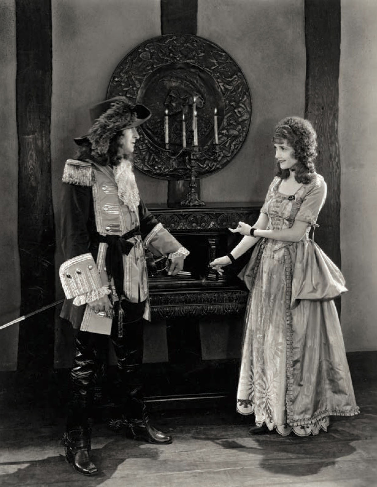 Constance Talmadge and Conway Tearle in The Dangerous Maid (1923).