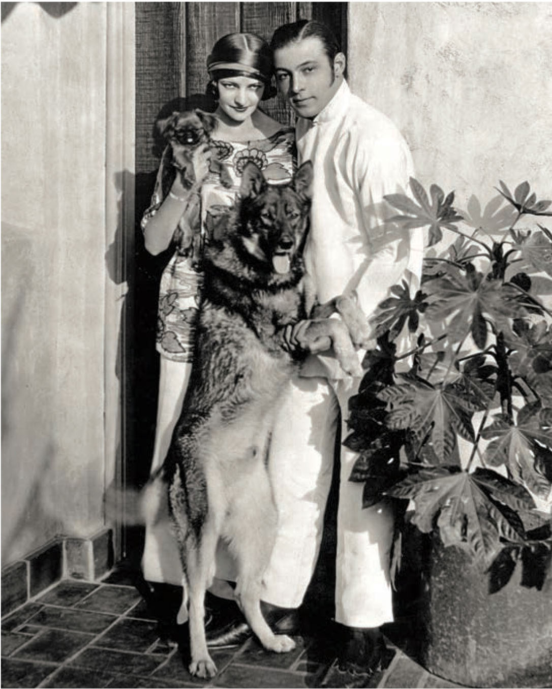 Natacha Rambova and husband Rudolph Valentino.