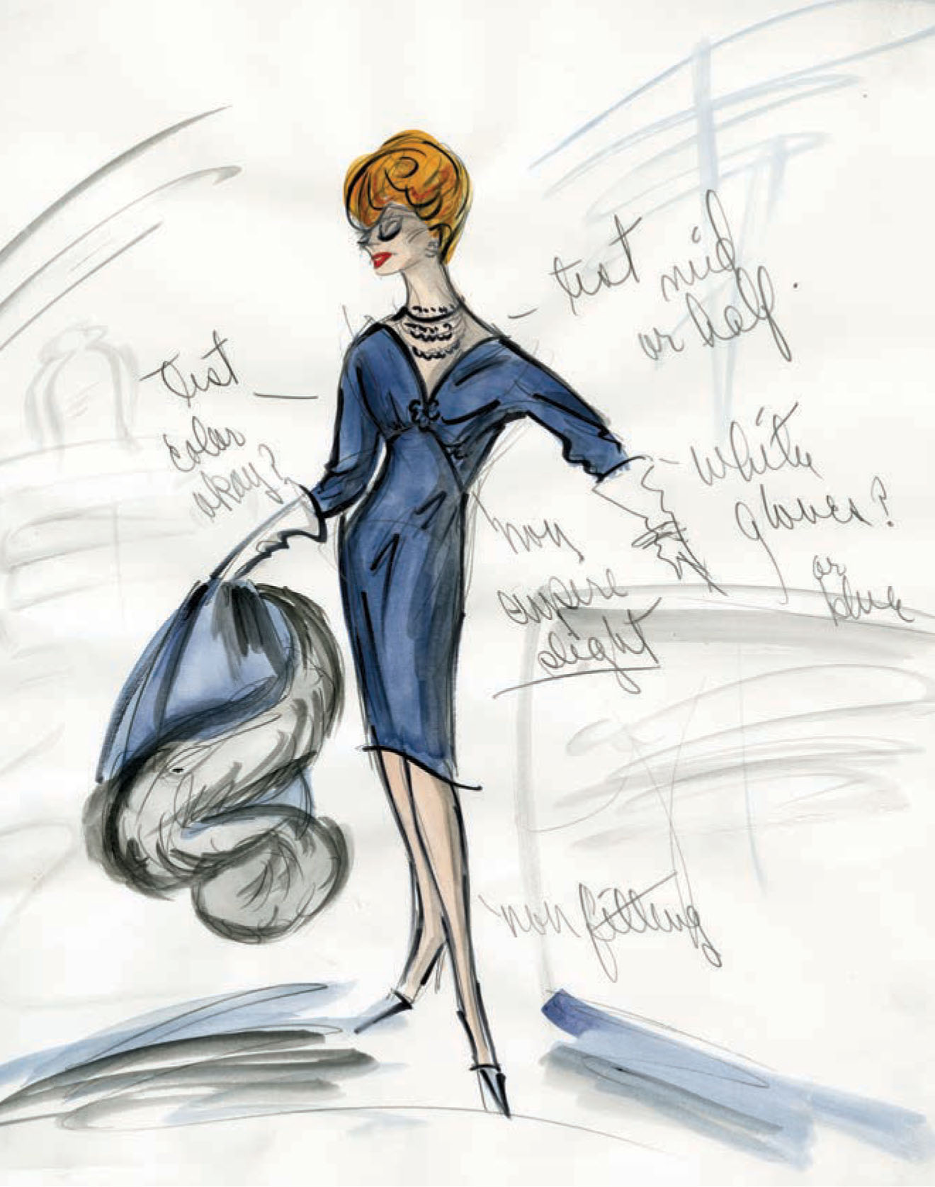 A design for Lucille Ball from the mid-1960s.