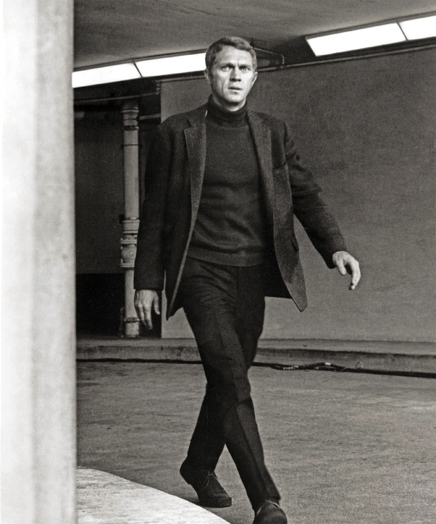 Steve McQueen in Bullitt (1968).