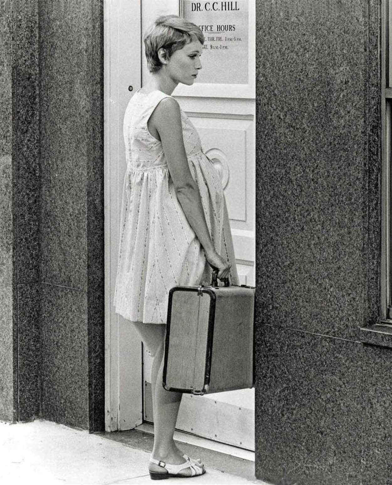 Mia Farrow in Rosemary’s Baby (1968).