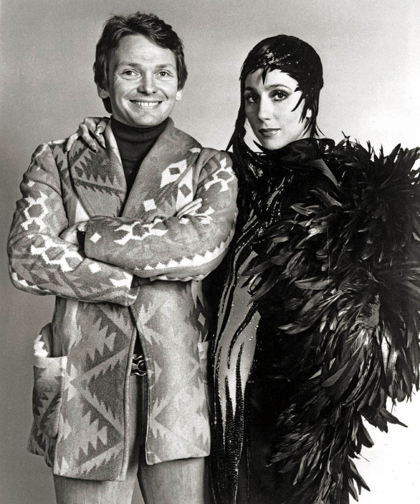 Bob Mackie and Cher