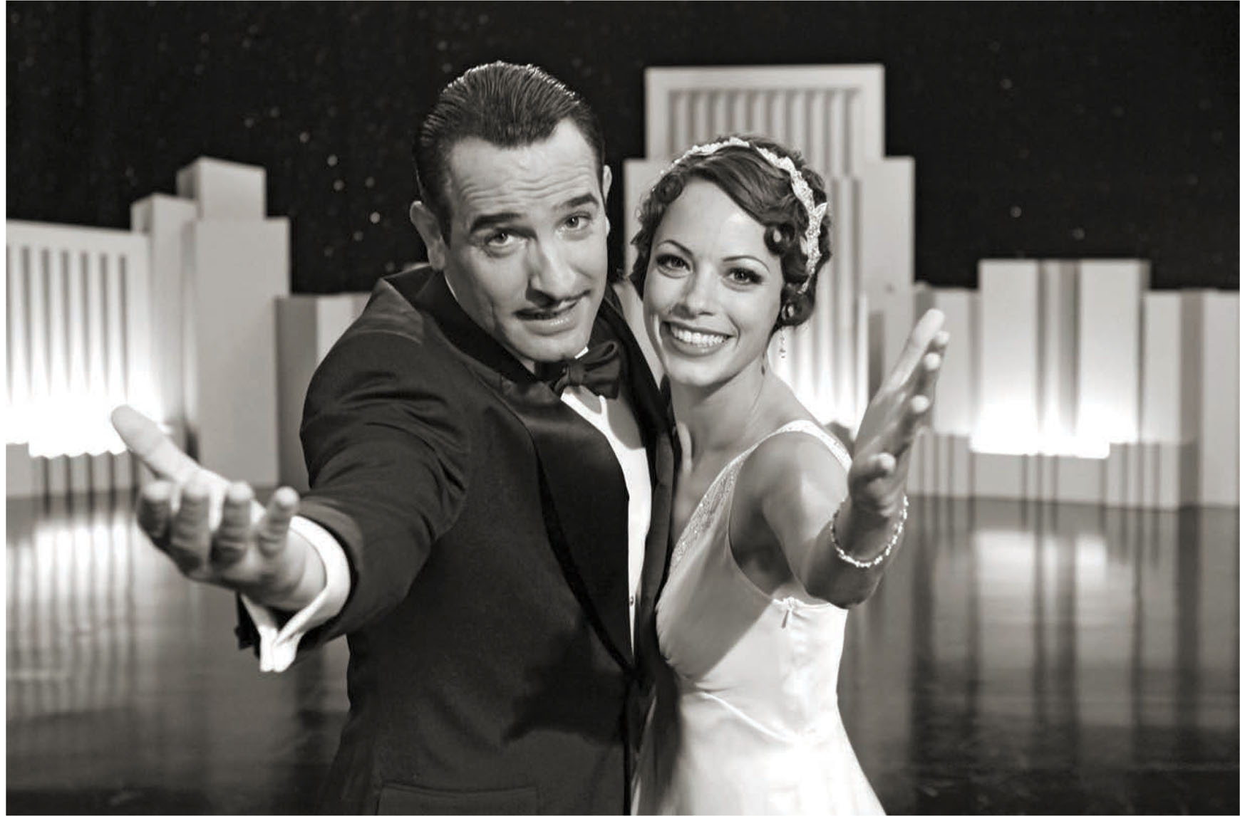 Jean Dujardin and Bérénice Bejo in The Artist (2011). Costume design by Mark Bridges.